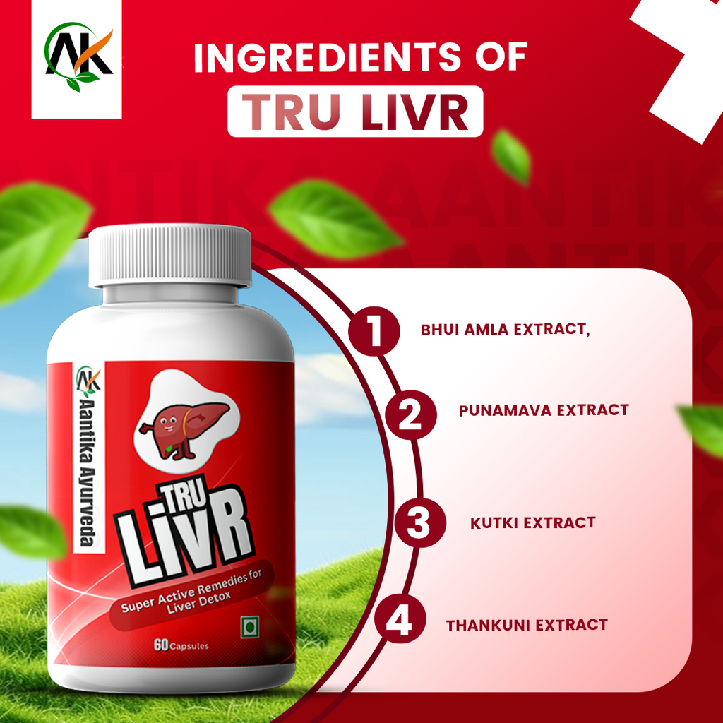 Antikaa Ayurveda – TRU LIVR (Advanced Liver Detox & Protection Formula)