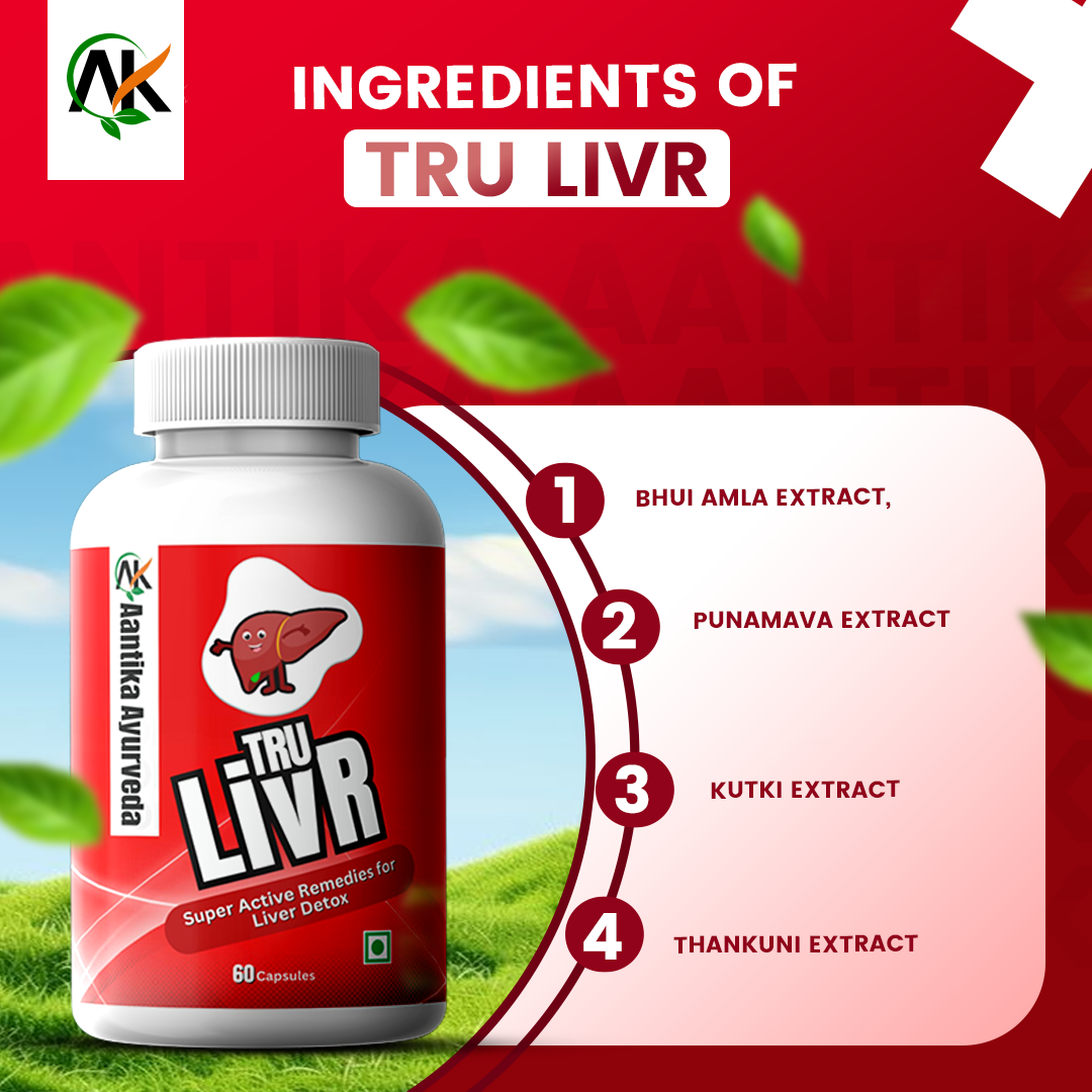 Antikaa Ayurveda – TRU LIVR (Advanced Liver Detox & Protection Formula)