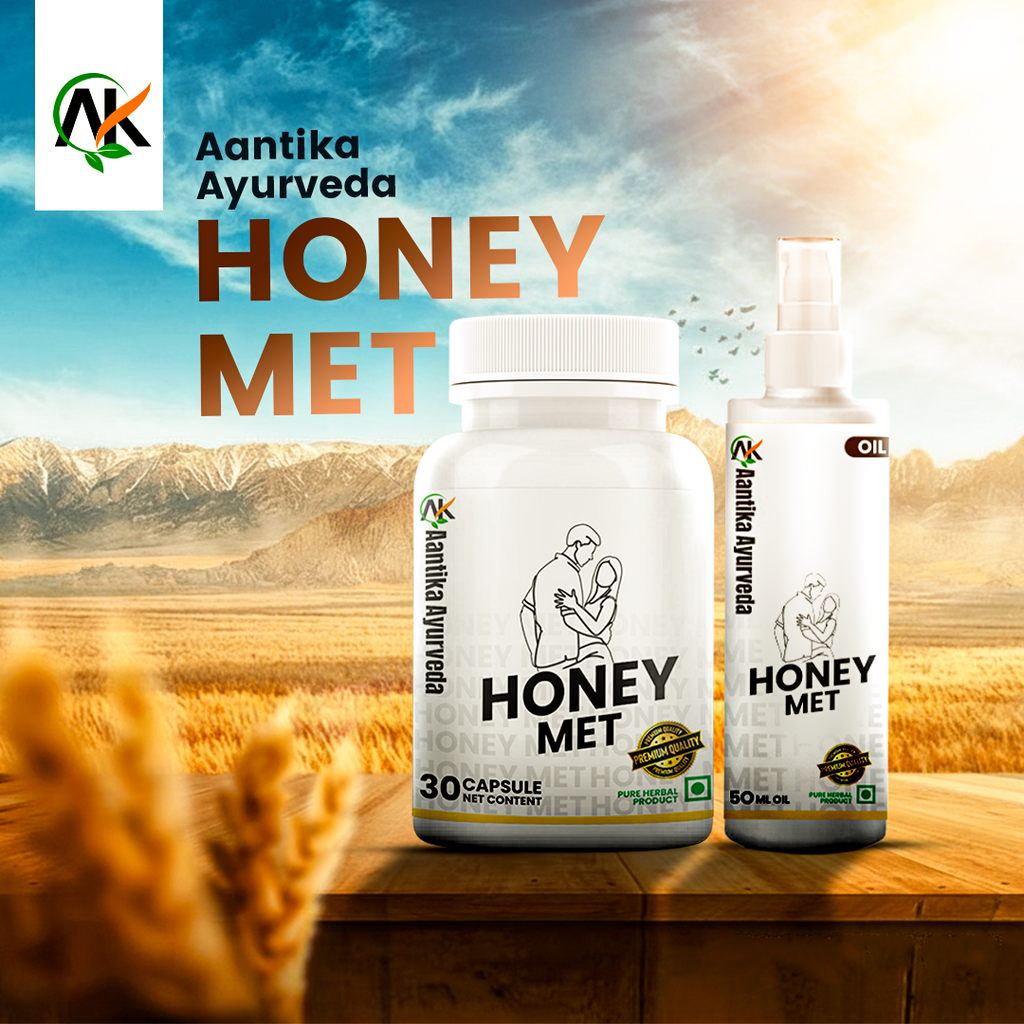 Aantika Ayurveda Honey Met Combo Pack