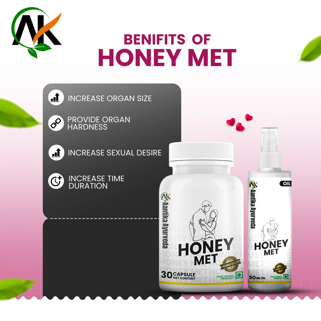 Aantika Ayurveda Honey Met Combo Pack