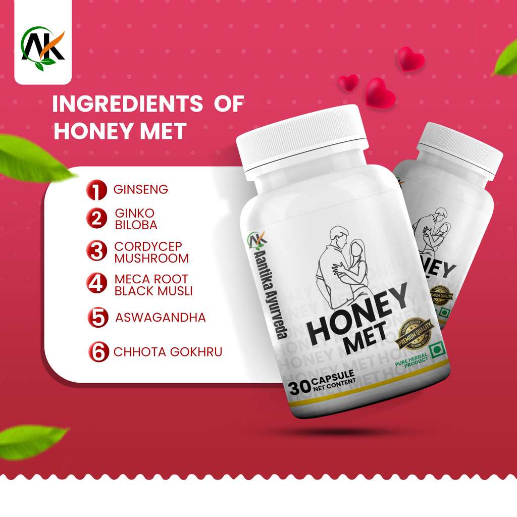 Aantika Ayurveda Honey Met Combo Pack