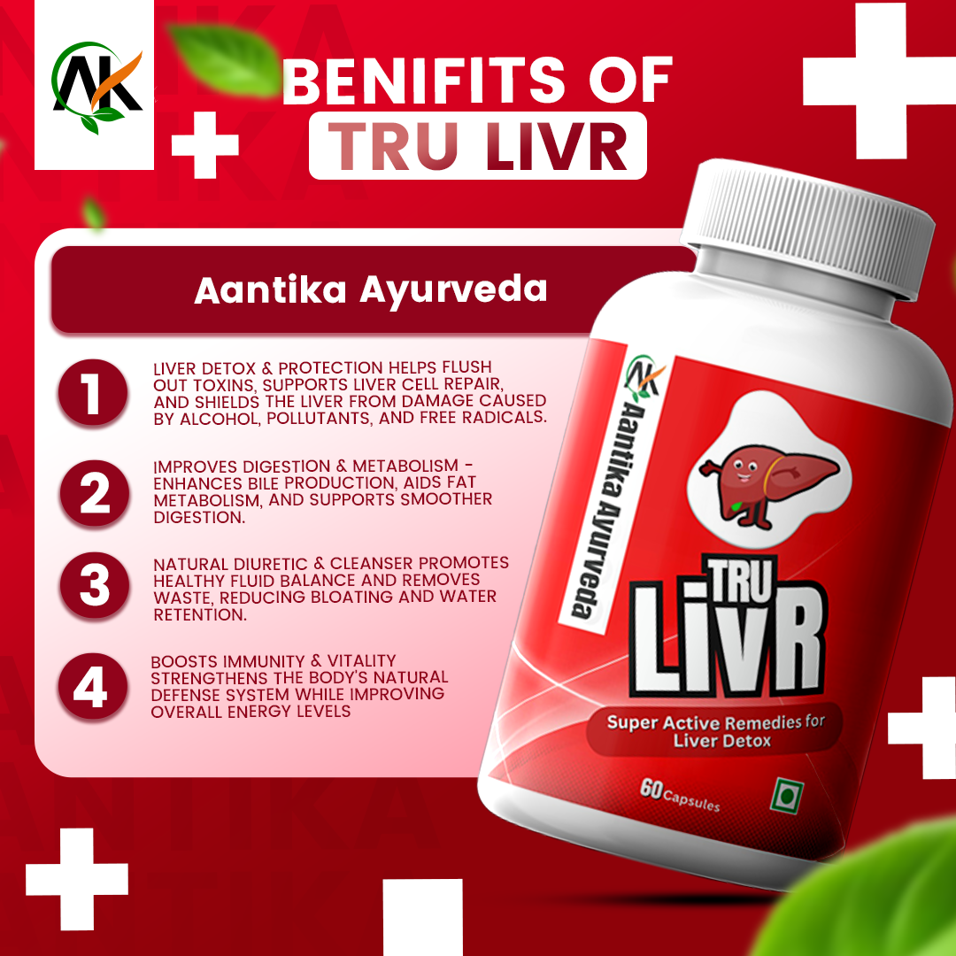 Antikaa Ayurveda – TRU LIVR (Advanced Liver Detox & Protection Formula)